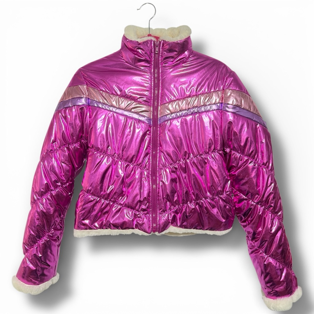 Sugar Thrillz Polar Pixie Pink Purple Puffer Jacket (M) & Skirt! (S) - Picture 8 of 13